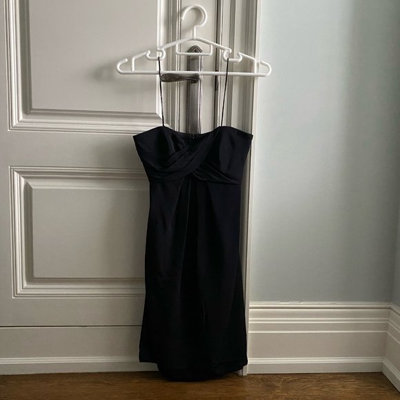 Nicole Miller Strapless Dress - Black (Size 4) - Picture 8 of 12